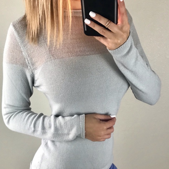 -Light Blue Sweater- - Picture 4 of 4